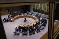 Members of the United Nations Security Council meet on the day of a vote on a Gaza resolution that demands an immediate ceasefire for the month of Ramadan leading to a permanent sustainable ceasefire, and the immediate and unconditional release of all hostages, at U.N. headquarters in New York City, U.S., March 25, 2024. REUTERS/Andrew Kelly